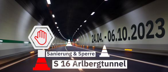 Informationen Sperre Arlbergtunnel und Radtransport