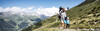 Wandelaars in St. Anton am Arlberg