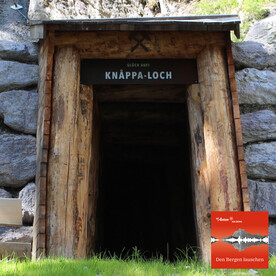 Eingang in einer Mine des Bergbau Gand