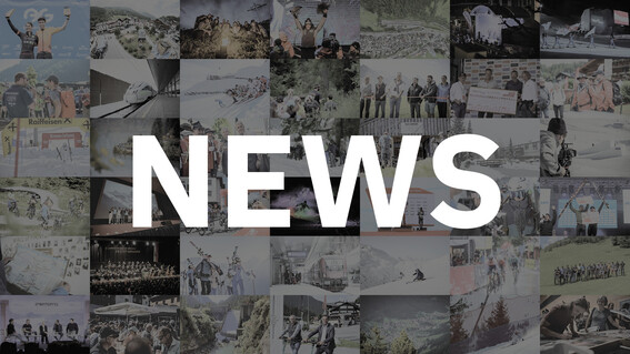 Symbolbild für "Neuigkeiten", Bildercollage mit vielen Bildern der Blogeinträge. Weißer Schriftzug mit "News" darüber gelegt.