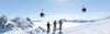 St. Anton am Arlberg - Three skiers