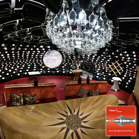 Aufnahme vom Weinkeller im Hospiz Hotel