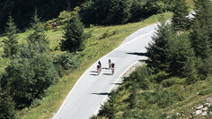 Ciclismo de carrera cerca del Arlberg