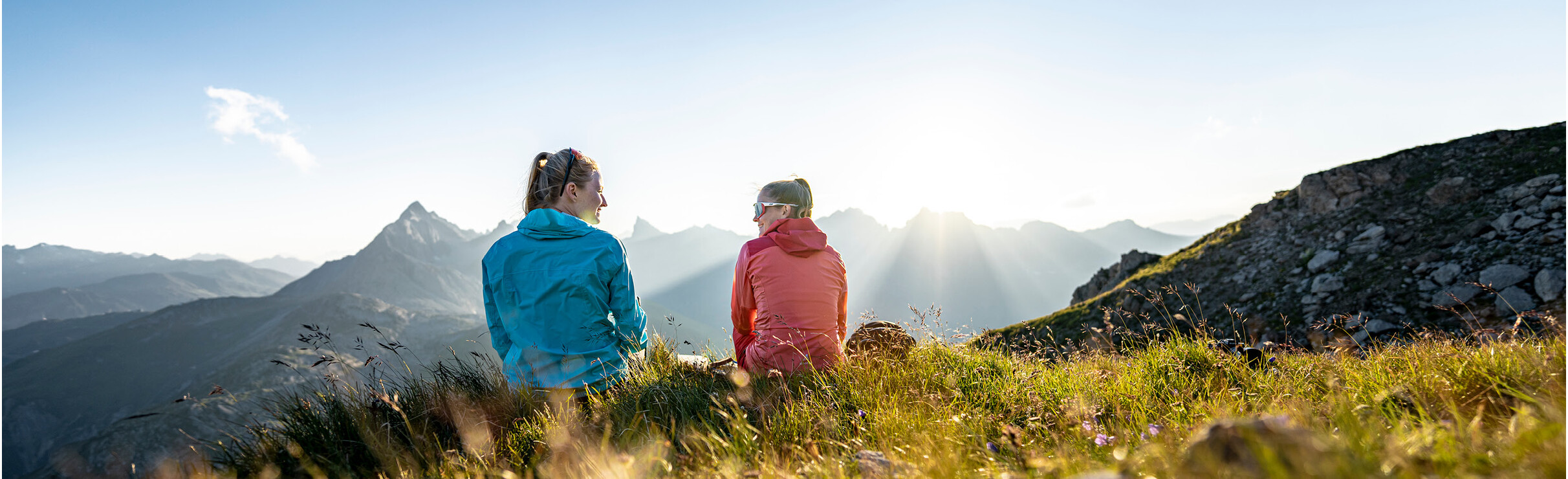 Escursionisti a St. Anton am Arlberg