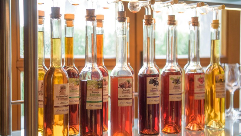 hausgemachte Schnäpse