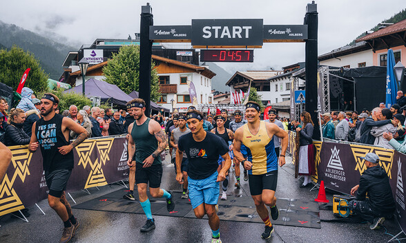 Start of the Arlberger Wadlbeisser obstacle course