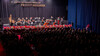 Orchester auf der Bühne / Orchestra on stage Orchester beim Arlberger Neujahrskonzert / Orchestra at the Arlberg New Year Concert