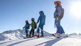 Kursteilnehmer der Skischulen in St. Anton am Arlberg