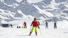 Skifahrer in St. Anton am Arlberg