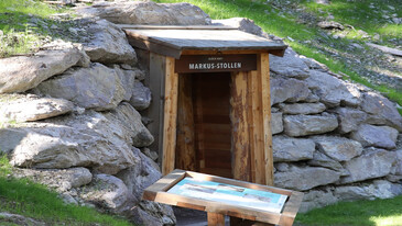 Entry of a mine at the Bergwerk Gand