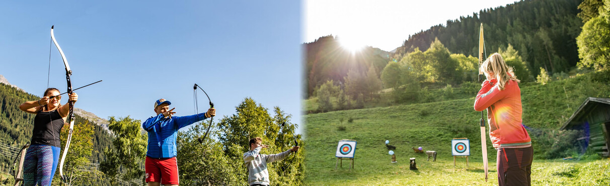 Archery in the holiday region of St. Anton am Arlberg