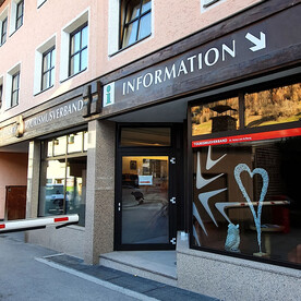 Entry of the Head Office in St. Anton am Arlberg