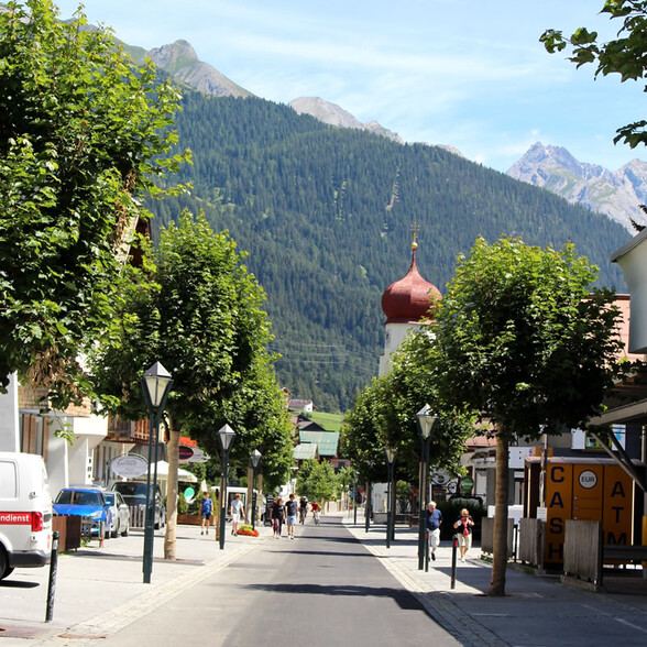 St. Anton am Arlberg - Zona peatonal