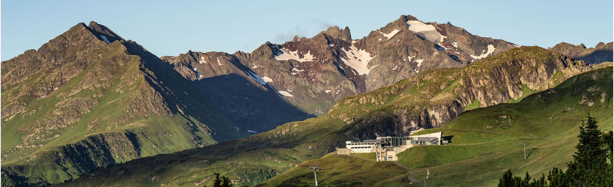 Вид на горы в Санкт-Антон-ам-Арльберг