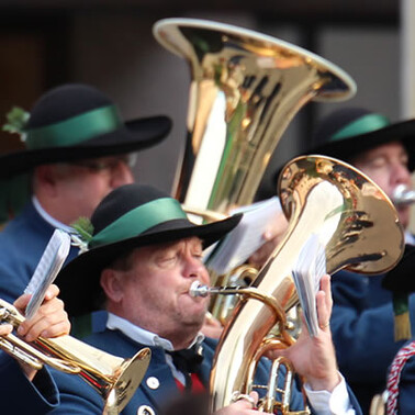 Brass band of St. Jakob am Arlberg